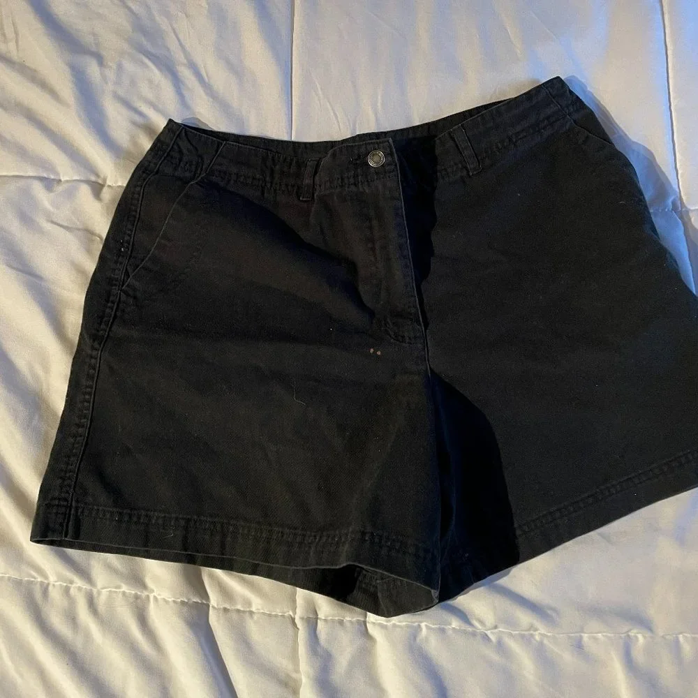 Charter Club Petite Black Shorts - Picture 1 of 4